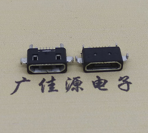 Micro USB沉板2.0防水母座