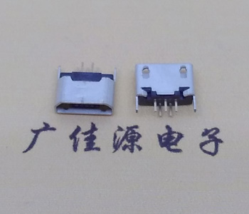 立式MICRO USB插座,连接器USB直边母座
