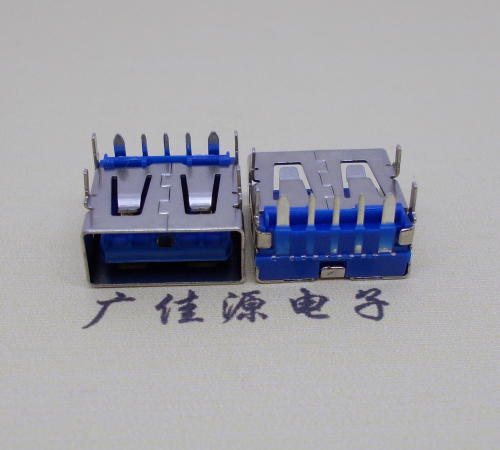USB5安大电流母座 OPPO蓝色胶芯,快速充电接口