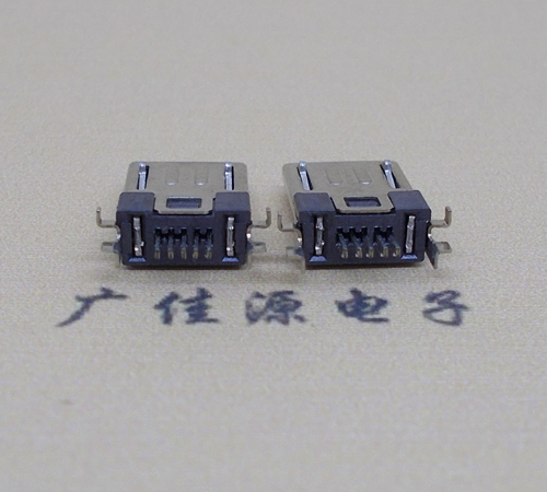 Micro usb焊板式公头贴片SMT款无弹超薄