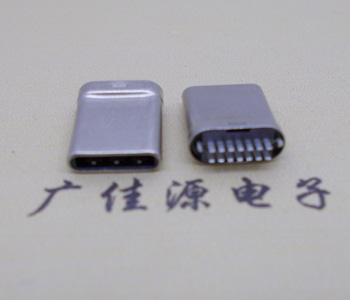 Type-c14p公头一体拉伸 USB 3.1夹板传输数据接口